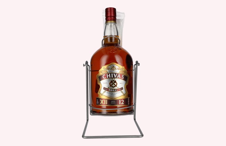 Chivas Regal 12 Years Old Blended Scotch Whisky 40% Vol. 4,5l im Schwenkständer mit Ausgießer