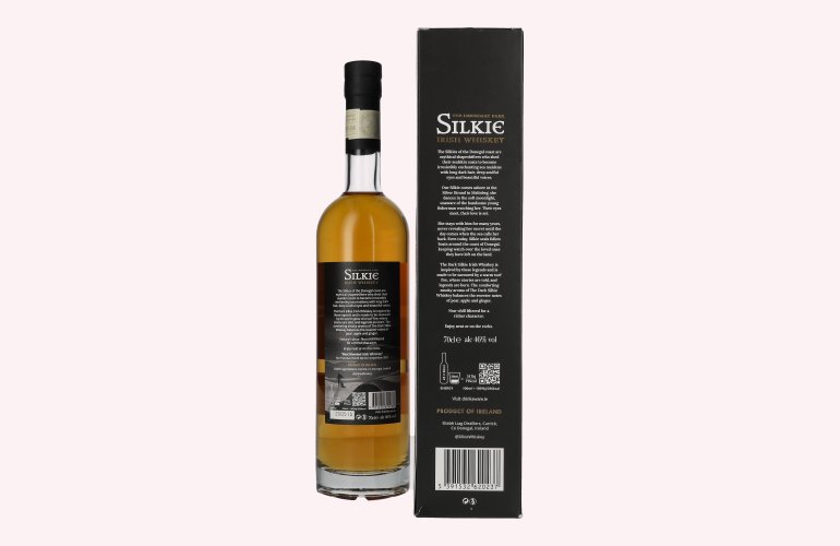 The Legendary DARK SILKIE Irish Whiskey 46% Vol. 0,7l in Geschenkbox
