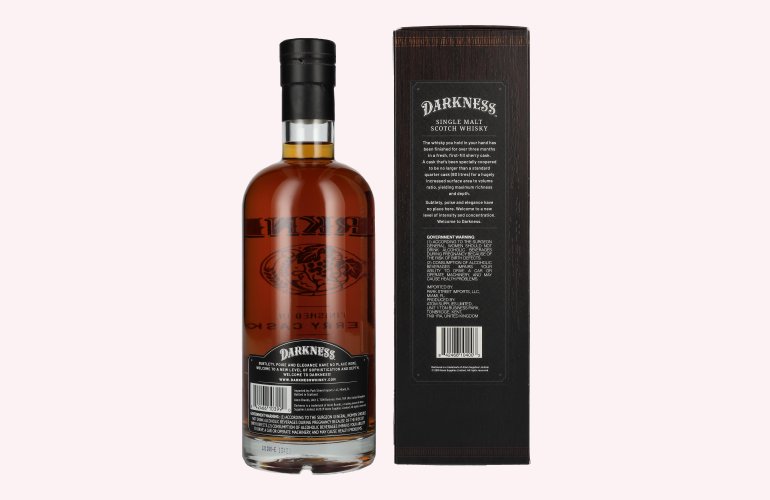 Darkness! 8 Years Old Single Malt Scotch Whisky SHERRY CASKS 47,8% Vol. 0,7l in Giftbox