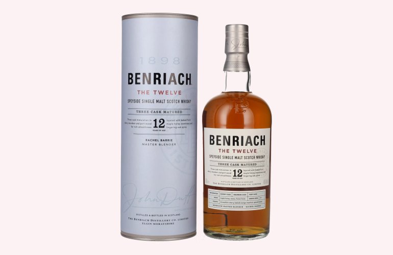 Benriach THE TWELVE Single Malt Three Cask Matured 46% Vol. 0,7l in Giftbox