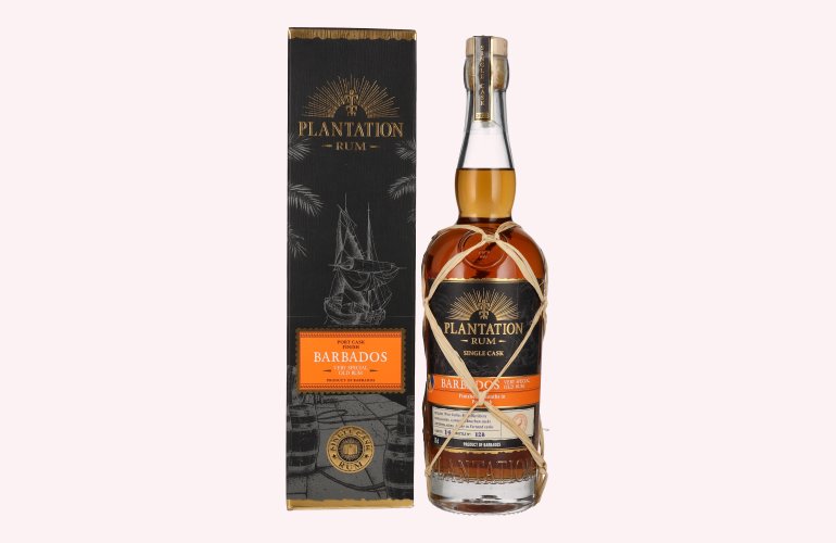 Plantation Rum BARBADOS Single Cask Port Finish Very Special Old 44,9% Vol. 0,7l in Geschenkbox