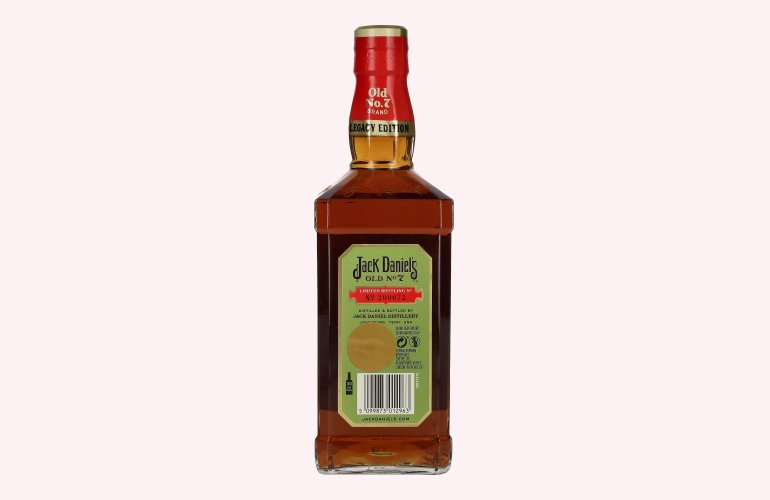 Jack Daniel's Sour Mash Tennessee Whiskey LEGACY EDITION No. 1 - GREEN DESIGN 43% Vol. 0,7l