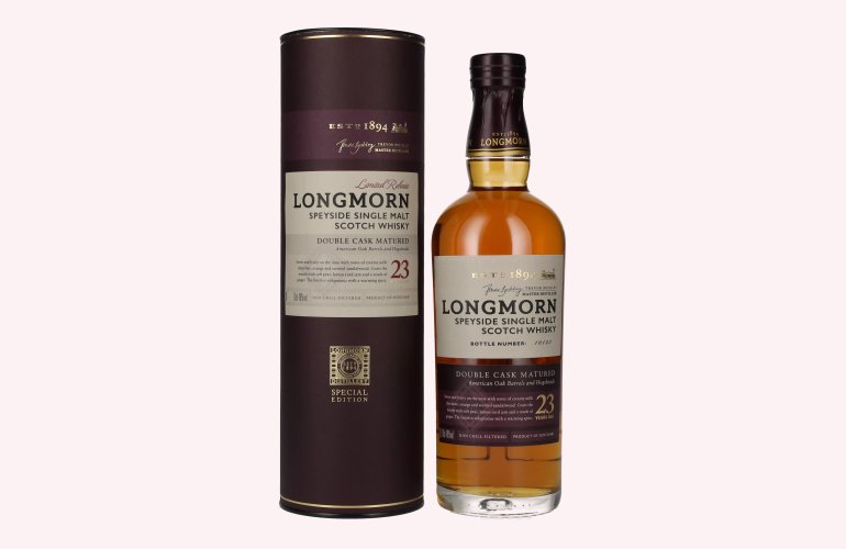 Longmorn 23 Years Old Double Cask Matured 48% Vol. 0,7l in Giftbox