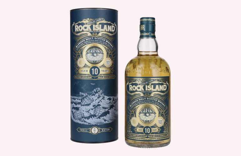Douglas Laing ROCK ISLAND 10 Years Old Small Batch Blended Malt 46% Vol. 0,7l in Geschenkbox