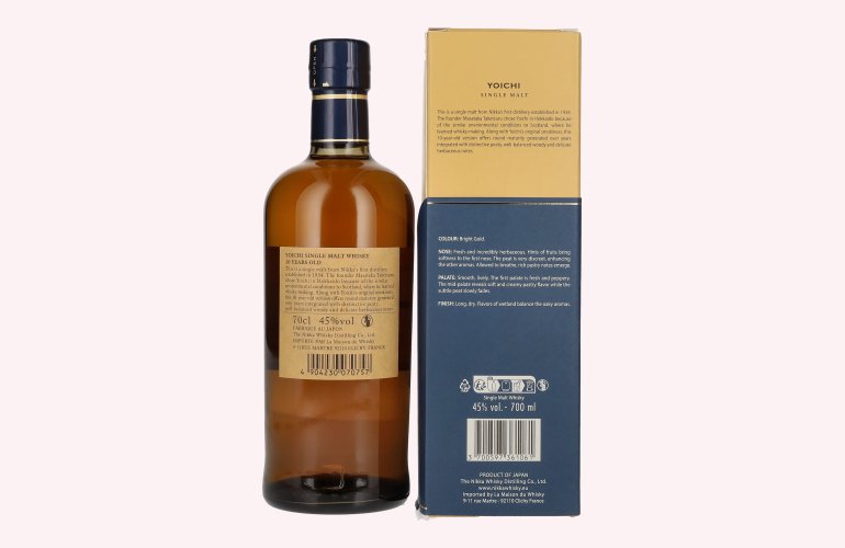 Nikka 10 Years Old Yoichi Single Malt Whisky 45% Vol. 0,7l en boîte cadeau