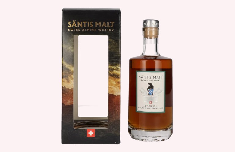 Säntis Malt Appenzeller Single Malt EDITION SIGEL 40% Vol. 0,5l in Giftbox