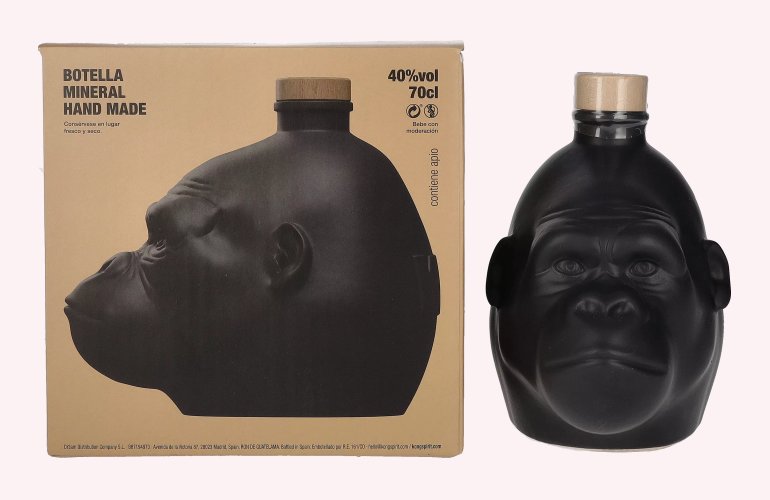 Kong Rainforest Spiced Rum Black 40% Vol. 0,7l in Geschenkbox