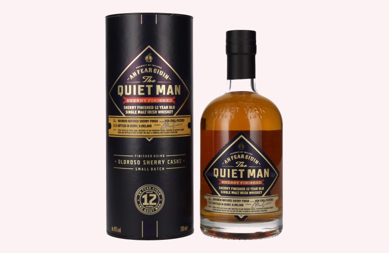 The Quiet Man AN FEAR CIUIN 12 Year Old SHERRY FINISHED 46% Vol. 0,7l in Geschenkbox