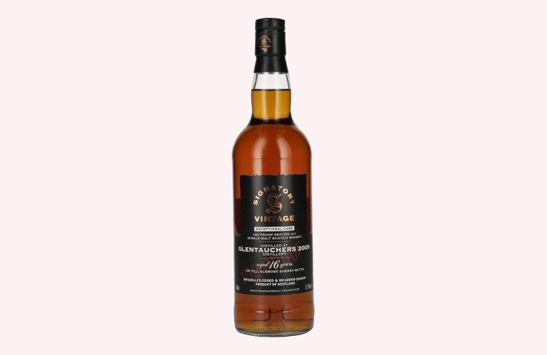 Signatory Vintage 100 Proof Edition GLENTAUCHERS 16 Years Old Single Malt #11 2009 57,1% Vol. 0,7l