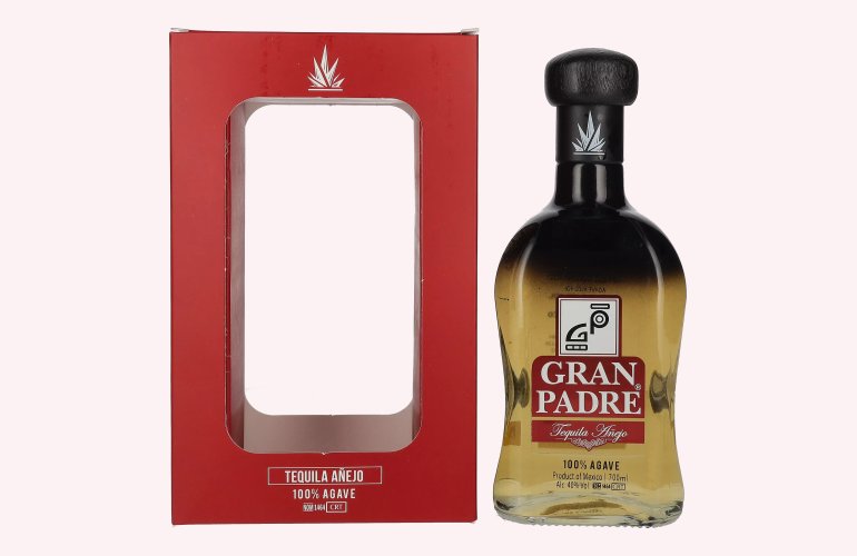 Gran Padre Tequila Añejo 100% Agave 40% Vol. 0,7l in Giftbox