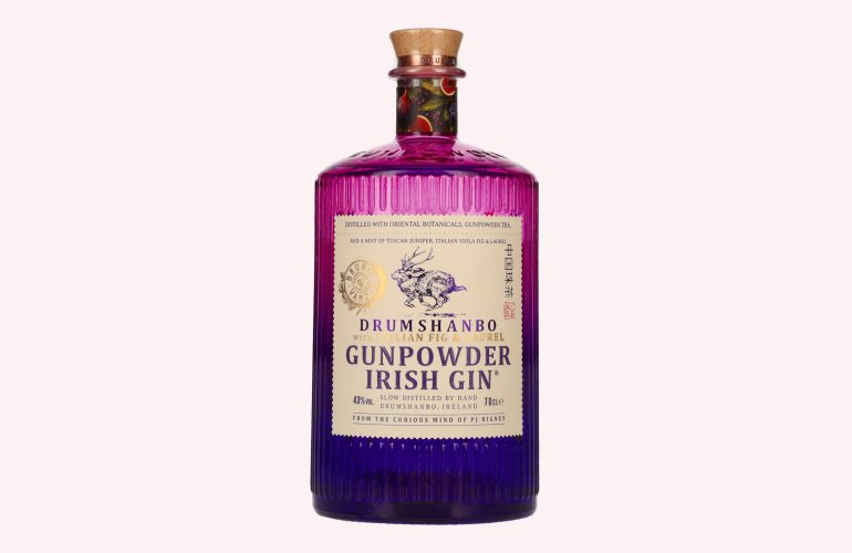 Drumshanbo Gunpowder Irish Gin with Italian Fig & Laurel 43% Vol. 0,7l