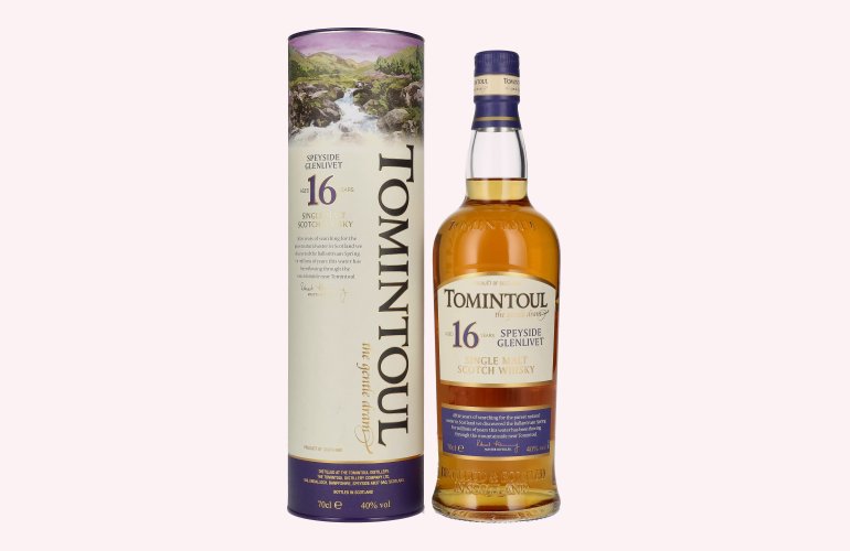 Tomintoul 16 Years Old Single Malt Scotch Whisky 40% Vol. 0,7l in Geschenkbox