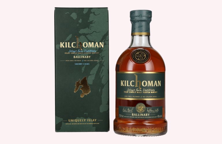 Kilchoman BALLINABY Islay Single Malt Scotch Whisky 46% Vol. 0,7l in Giftbox