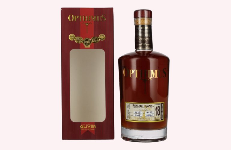 Opthimus 18 Sistema Solera Cum Laude Ron Artesanal 38% Vol. 0,7l in Geschenkbox