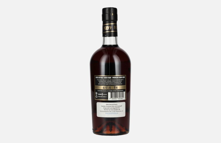 Kiss Detroit Rock Premium Dark Rum 45% Vol. 0,7l