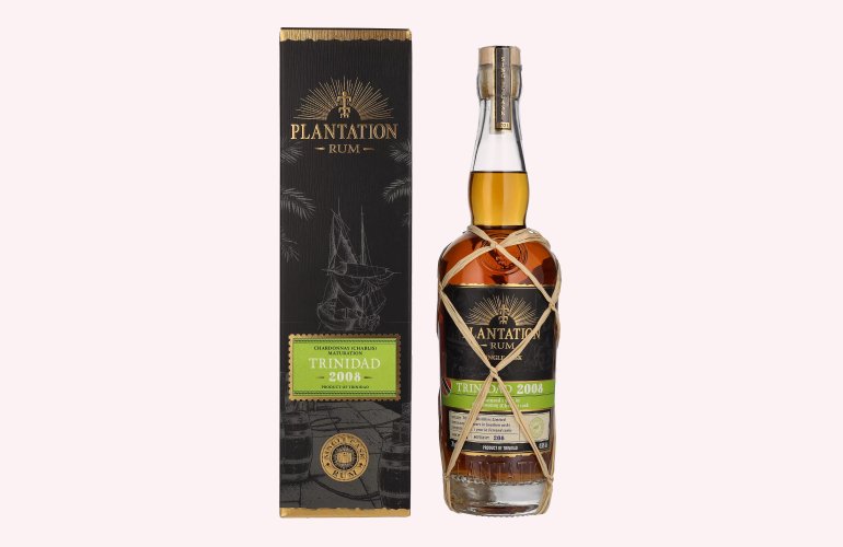 Plantation Rum TRINIDAD 2008 Chardonnay Maturation Edition 2021 49,6% Vol. 0,7l in Geschenkbox