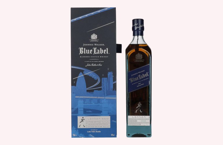 Johnnie Walker Blue Label City Edition London Blended Scotch Whisky 40% Vol. 0,7l in Giftbox