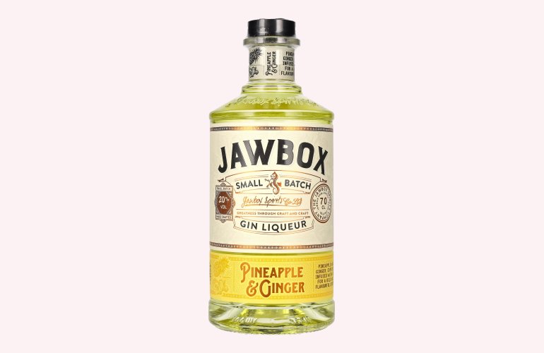 Jawbox PINEAPPLE & GINGER Small Batch Gin Liqueur 20% Vol. 0,7l