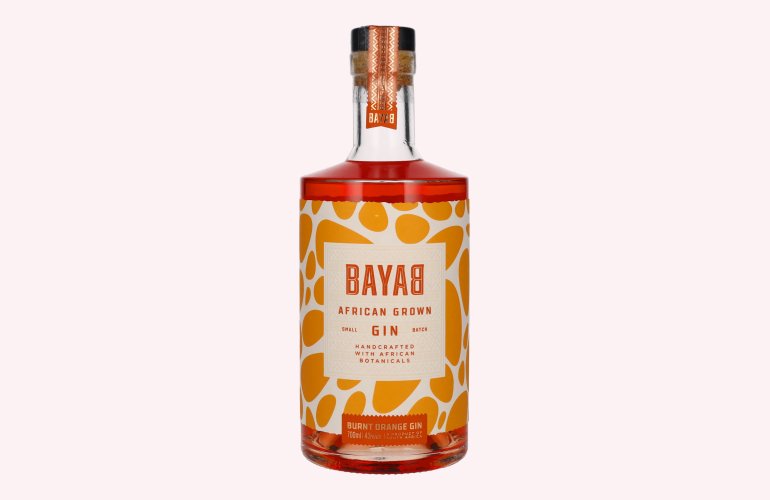 BAYAB African Grown Burnt Orange Small Batch Gin 43% Vol. 0,7l