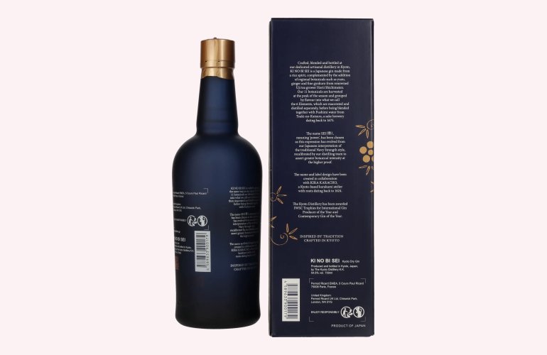 KI NO BI SEI Kyoto Dry Gin 54,5% Vol. 0,7l in Geschenkbox