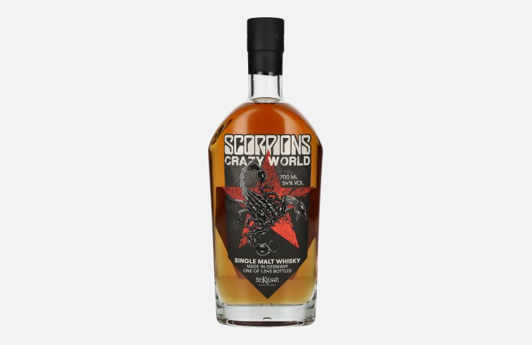 St. Kilian SCORPIONS CRAZY WORLD Single Malt Whisky 54% Vol. 0,7l