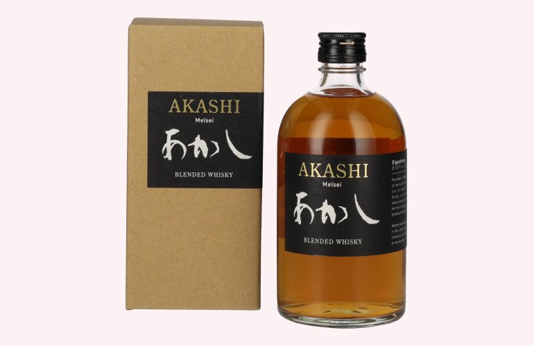 AKASHI Meïsei Blended Whisky 40% Vol. 0,5l in geschenkverpakking
