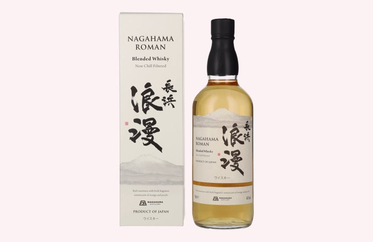 Nagahama Roman Blended Whisky 43% Vol. 0,7l in Giftbox