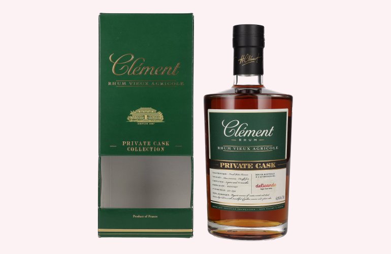 Clément Rhum Vieux Agricole PRIVATE CASK Pedro Ximénez by delicando 60,8% Vol. 0,7l in Geschenkbox