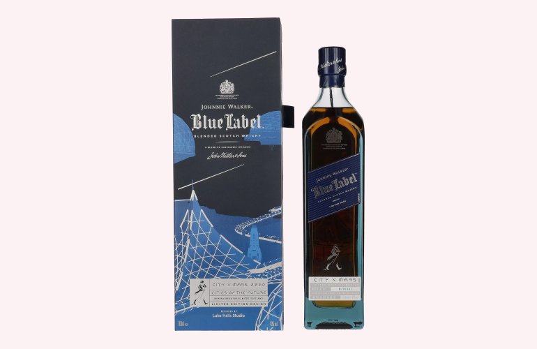 Johnnie Walker Blue Label City Edition Mars Blended Scotch Whisky 40% Vol. 0,7l in Geschenkbox