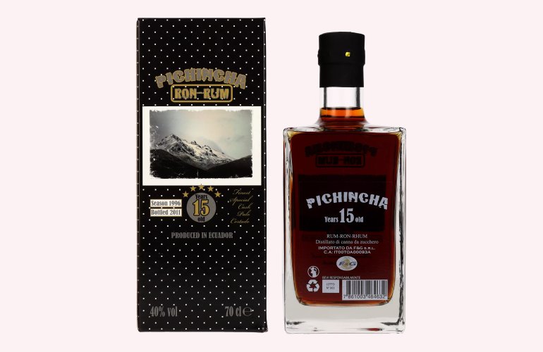 Pichincha Rum 15 Years Finest Special Cask Palo Cortado 40% Vol. 0,7l in Geschenkbox