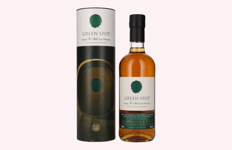 Green Spot Single Pot Still Irish Whiskey 40% Vol. 0,7l in Geschenkbox