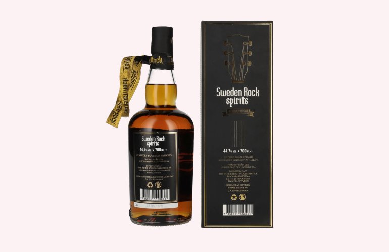 Sweden Rock Spirits Kentucky Bourbon Whiskey 44,7% Vol. 0,7l in geschenkverpakking