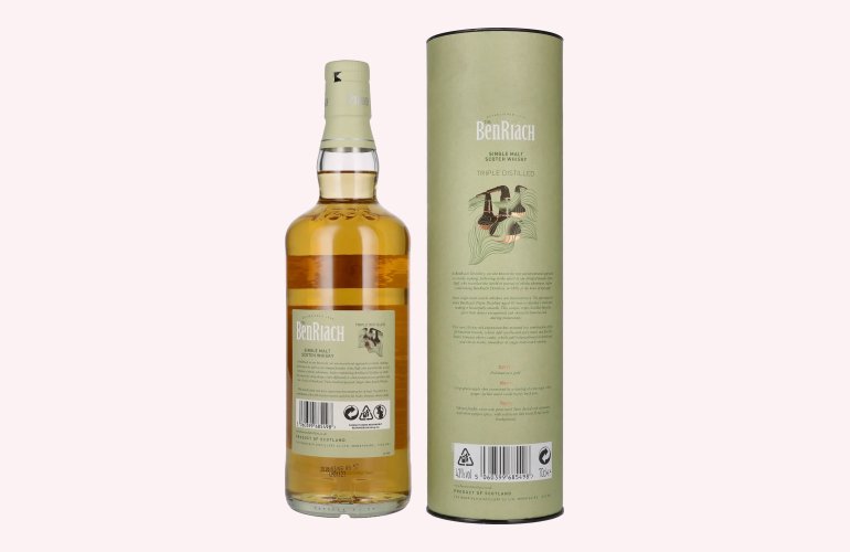 Benriach 10 Years Old Triple Distilled Double Cask Matured 43% Vol. 0,7l in geschenkverpakking