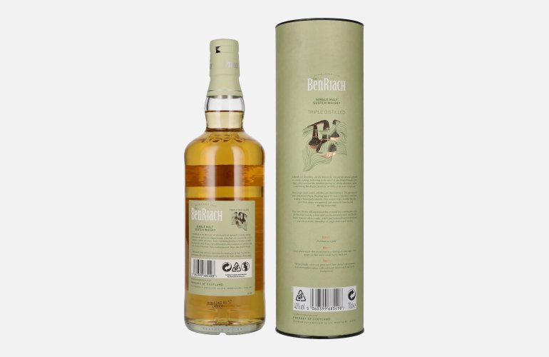 Benriach 10 Years Old Triple Distilled Double Cask Matured 43% Vol. 0,7l in Giftbox