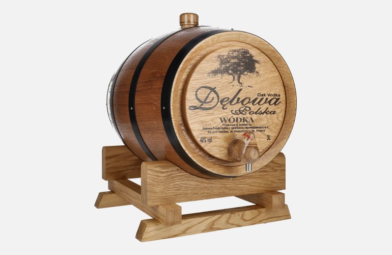 Debowa Wódka Fass 40% Vol. 3l in Giftbox