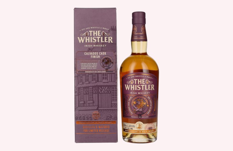 The Whistler Irish Whiskey CALVADOS CASK FINISH 43% Vol. 0,7l in Geschenkbox