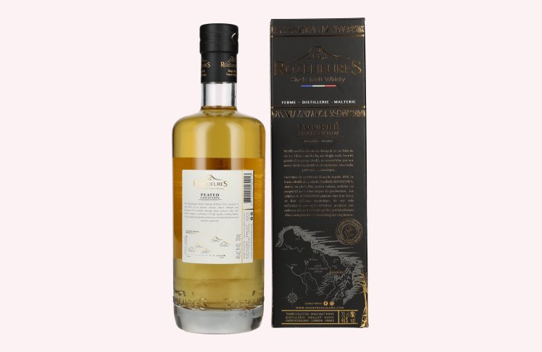 G. Rozelieures TOURBÉ (PEATED) COLLECTION Single Malt Whisky 46% Vol. 0,7l en boîte cadeau