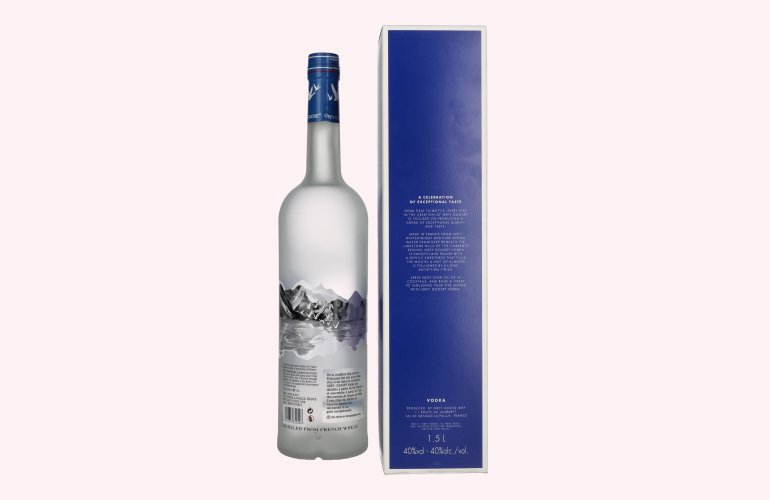 Grey Goose Vodka 40% Vol. 1,5l en boîte cadeau