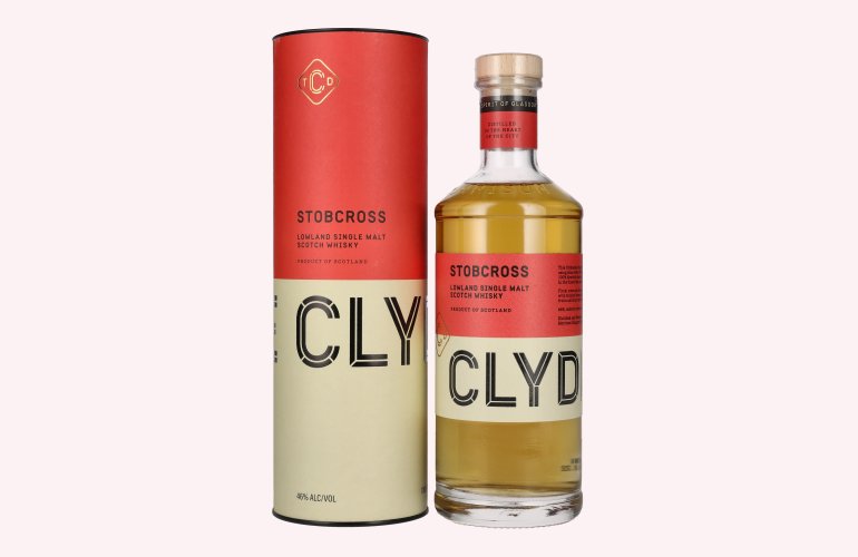 Clydeside STOBCROSS Lowland Single Malt 46% Vol. 0,7l in Giftbox