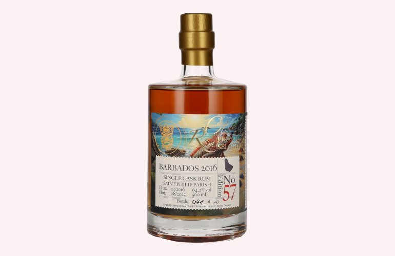 Foursquare RUM CLUB PRIVATE SELECTION Barbados Single Cask Rum Edition 57 2016 64,2% Vol. 0,5l