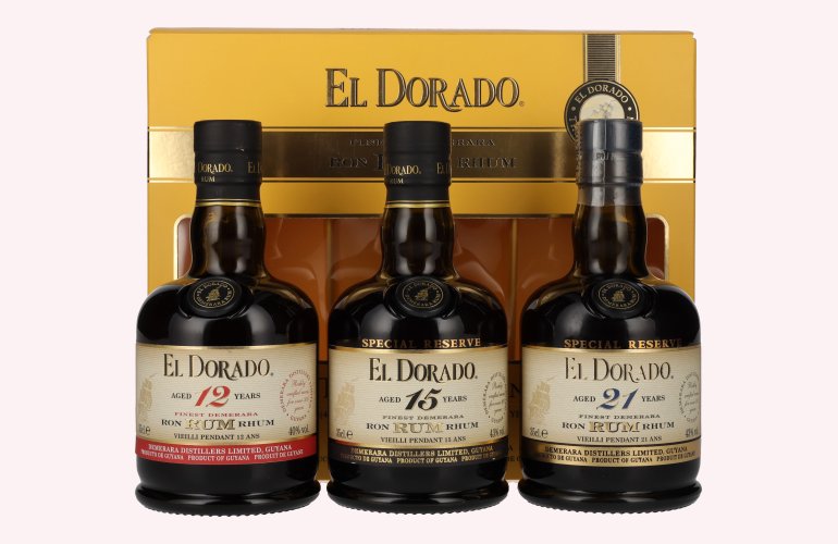 El Dorado The Collection Set 42% Vol. 3x0,35l in Giftbox