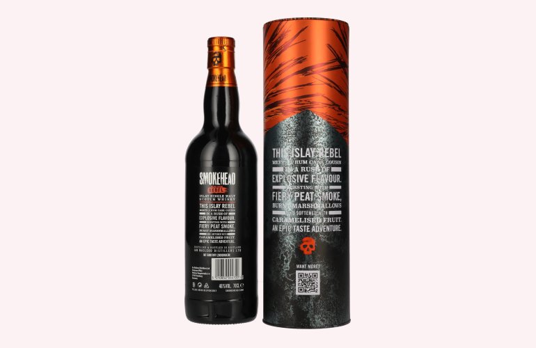 Smokehead RUM REBEL Islay Single Malt Scotch Whisky 46% Vol. 0,7l in Tinbox
