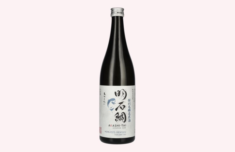 Akashi-Tai HONJOZO GENSHU TOKUBETSU Japanese Sake 19% Vol. 0,72l