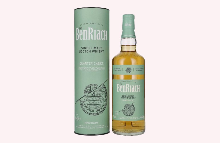 The BenRiach QUARTER CASKS Single Malt Scotch Whisky 46% Vol. 0,7l in Geschenkbox