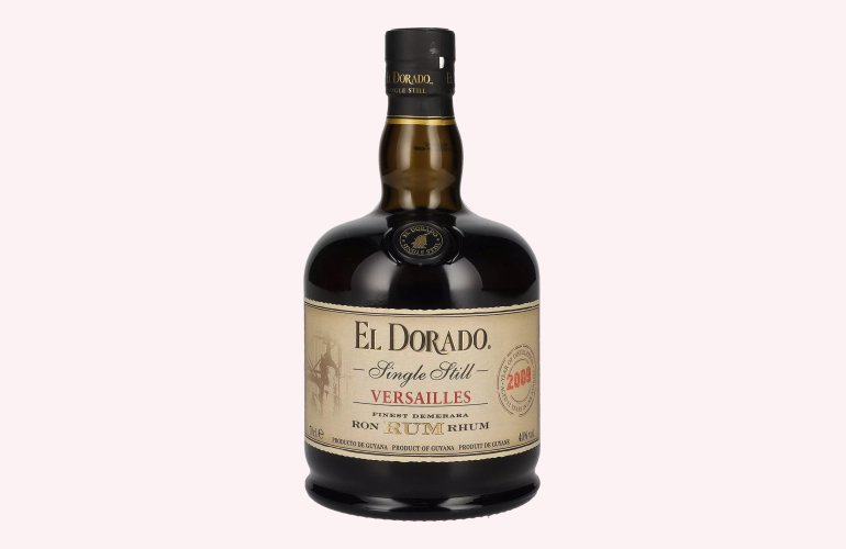 El Dorado Single Still VERSAILLES Finest Demerara Rum 2009 40% Vol. 0,7l