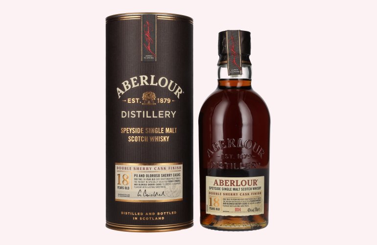 Aberlour 18 Years Old Double Sherry Cask Finish Batch No. 004 43% Vol. 0,7l in Giftbox
