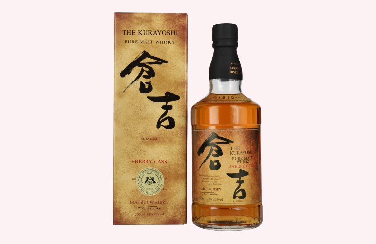 Matsui Whisky THE KURAYOSHI Pure Malt Whisky SHERRY CASK 43% Vol. 0,7l in Geschenkbox