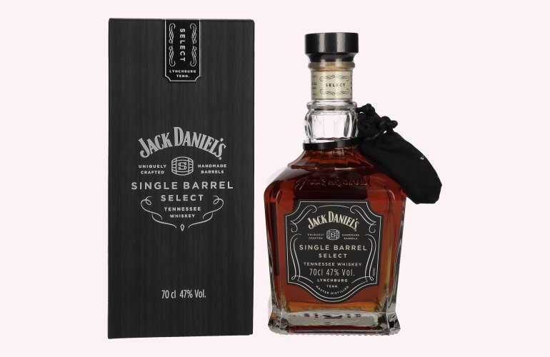 Jack Daniel's Select Single Barrel Tennessee Whiskey 47% Vol. 0,7l in Giftbox with Whisky Stones