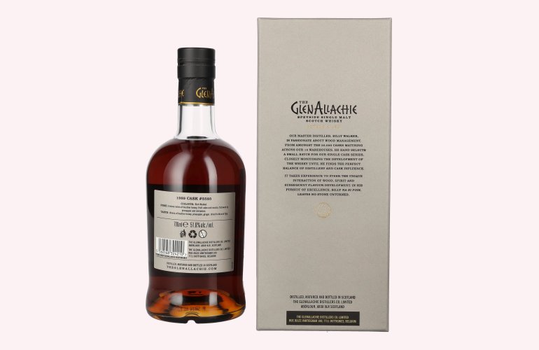 The GlenAllachie SINGLE CASK 32 Years Old PX PUNCHEON 51,6% Vol. 0,7l in geschenkverpakking