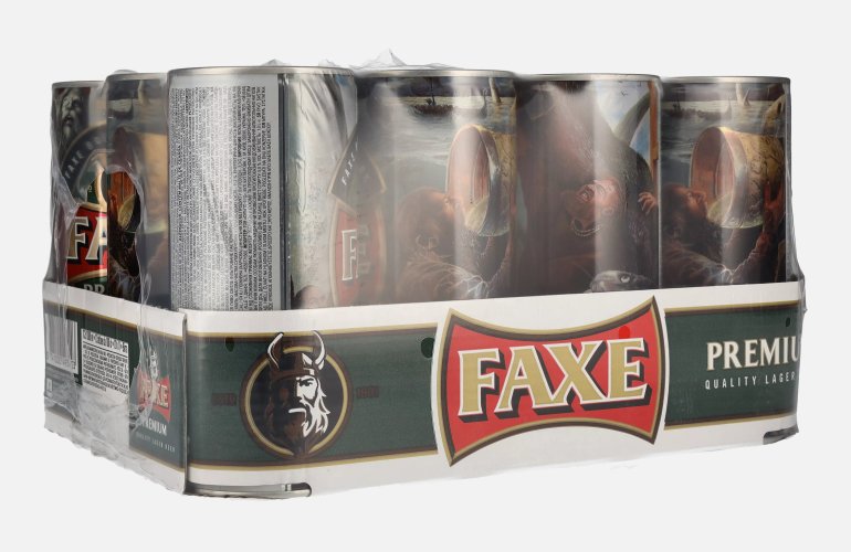 Faxe Premium Quality Lager Beer 5% Vol. 12x1l